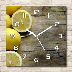 Skleněné hodiny na stěnu Citrony na stromě pl_zsk_30x30_f_88521131