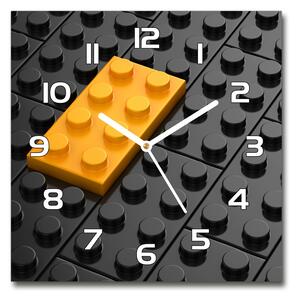 Skleněné hodiny čtverec Lego pl_zsk_30x30_f_93866818