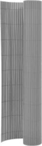 VidaXL Oboustranný zahradní plot 110 x 300 cm [317152] Barva: Šedá