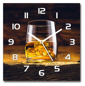 Skleněné hodiny na stěnu Bourbon ve sklenici pl_zsk_30x30_f_95142140