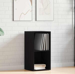 VidaXL Úložný box na LP desky 71 x 34 x 36 cm kompozitní dřevo [815254] Barva: Černý dub
