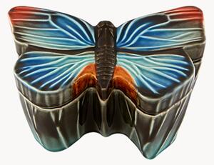 Dekorativní úložný box z kameniny Cloudy Butterflies