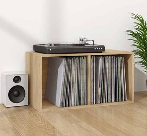 VidaXL Úložný box na LP desky 71 x 34 x 36 cm kompozitní dřevo [815254] Barva: dub sonoma