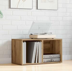 VidaXL Úložný box na LP desky 71 x 34 x 36 cm kompozitní dřevo [815254] Barva: dub artisan