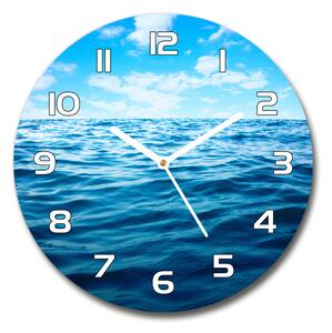 Skleněné hodiny kulaté Mořská voda pl_zso_30_f_104561146