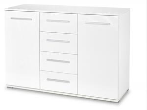 Halmar Komoda LIMA KM-4 bílá