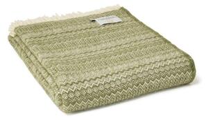 Vlněná deka Fair Isle Sage 200 x 150 cm Tweedmill