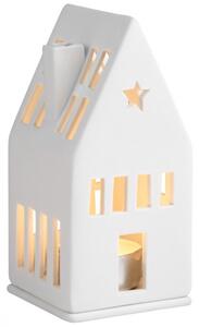 Porcelánový svícen Domek 13 cm