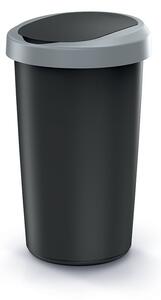 Prosperplast Odpadkový koš COMPACTO 25 L černý/světle šedý