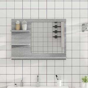 VidaXL Koupelnové zrcadlo 60 x 10,5 x 45 cm dřevotříska [815661] Barva: šedá sonoma