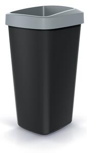 Prosperplast Odpadkový koš COMPACTO DROPIN černý/světle šedý, varianta 45 l