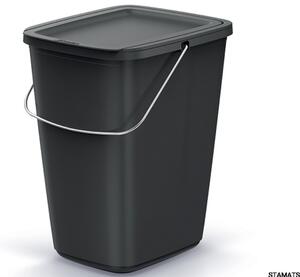 Prosperplast Odpadkový koš COMPACTO FLAS 9 L černý