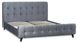 Čalouněná postel Lino 160x200 cm šedá | jaks