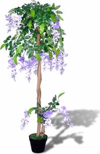 VidaXL Umělá vistárie v květináči 120 cm [241364]