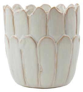 Keramický obal na květináč Ezra Off White