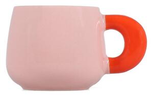 Růžový hrnek z kostního porcelánu 470 ml Coco – ONA
