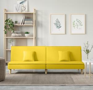 VidaXL Rozkládací pohovka textil [351904] Barva: Žlutá