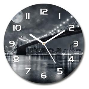 Skleněné hodiny kulaté Brooklynský most pl_zso_30_f_15676398