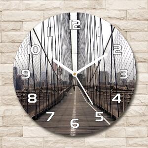 Skleněné hodiny kulaté Brooklynský most pl_zso_30_f_24812504