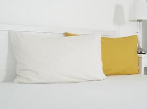 B.E.S. - Petrovice, s.r.o. Povlak na visco polštář DOUBLE bavlna popelín 45x75 cm - hořčicová/kávová