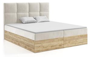Kontinentální Boxspring postel MADISON 120x200 výběr z barev MANILA_01