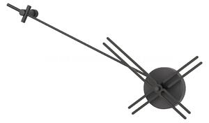 Mclocks Designové nástěnné hodiny GRV02 Gravity black-black