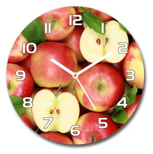 Skleněné nástěnné hodiny kulaté Jablka pl_zso_30_f_47653720