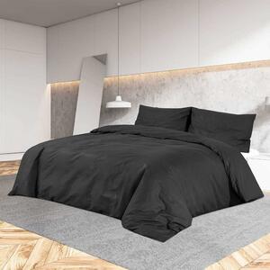VidaXL Sada ložního prádla 260 x 240 cm lehké mikrovlákno [135940] Barva: Černá
