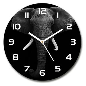 Skleněné hodiny kulaté Africký slon pl_zso_30_f_49228540