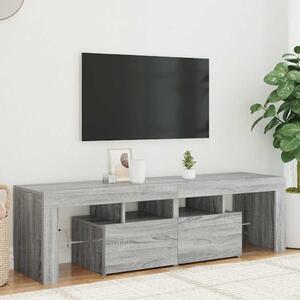 VidaXL TV skříňka s LED osvětlením 140 x 36,5 x 40 cm [804371] Barva: šedá sonoma