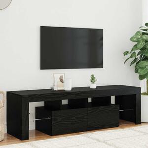 VidaXL TV skříňka s LED osvětlením 140 x 36,5 x 40 cm [804371] Barva: Černý dub