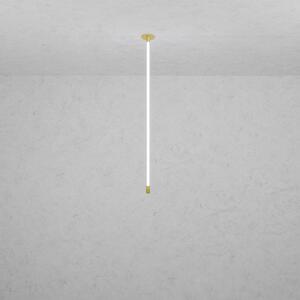 ZAHO Stropní LED svítidlo JETSON LINE RD1, 16W, v. 100 cm Barva: Zlatá, Teplota světla: 2700K - teplá bílá, Stmívání, řízení: ON/OFF (bez stmívání)