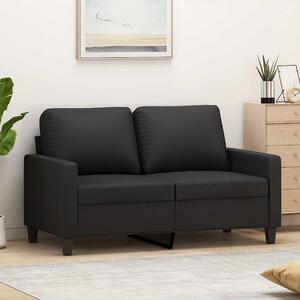 VidaXL 2místná pohovka 120 cm umělá kůže [359133] Barva: Černá