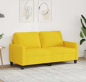 VidaXL 2místná pohovka 140 cm textil [359165] Barva: Světle žlutá