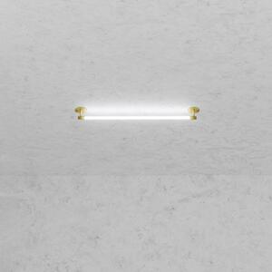 ZAHO Stropní LED svítidlo JETSON RD1, 12W, d. 75 cm Barva: Zlatá, Teplota světla: 3000K - teplá bílá, Stmívání, řízení: ON/OFF (bez stmívání)
