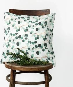 Lněný povlak na polštář 40x40 cm Eucalyptus – Linen Tales