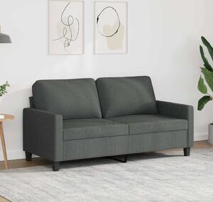 VidaXL 2místná pohovka 140 cm textil [359165] Barva: Tmavě šedá