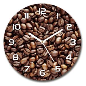 Skleněné hodiny na stěnu Zrnka kávy pl_zso_30_f_57418754