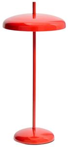 Kave Home Červená kovová nabíjecí LED lampa Porte