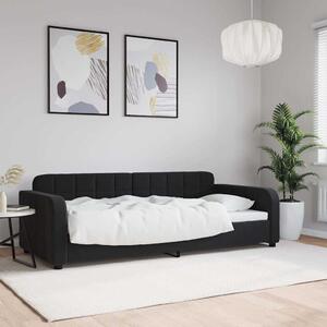 VidaXL Válenda 90 x 200 cm samet [354061] Barva: Černá