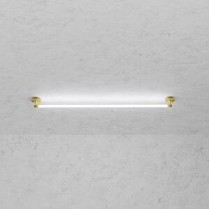 ZAHO Stropní LED svítidlo JETSON MD1, 14W, d. 90 cm Barva: Zlatá, Teplota světla: 3000K - teplá bílá, Stmívání, řízení: ON/OFF (bez stmívání)
