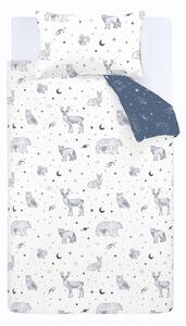 Flanelové dětské povlečení na jednolůžko 135x200 cm Starlight Animals – Bianca