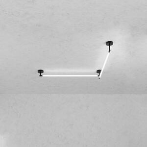 ZAHO Stropní LED svítidlo JETSON MD4, 38W, v. 120 cm Barva: Černá, Stmívání, řízení: bez stmívání, Chromatičnost: 3000K