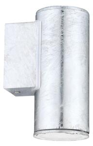 Eglo 30908 - LED Venkovní nástěnné svítidlo RIGA 1xGU10/2,8W/230V IP44 stříbrná
