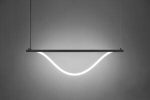 ZAHO Závěsné LED svítidlo SPRITZER 2, 34W, d. 140 cm Barva: Černá, Teplota světla: 3000K - teplá bílá, Stmívání, řízení: ON/OFF (bez stmívání)