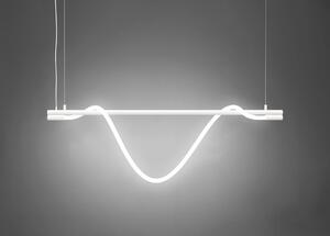 ZAHO Závěsné LED svítidlo SPRITZER, 34W, d. 140 cm Barva: Bílá, Teplota světla: 3000K - teplá bílá, Stmívání, řízení: ON/OFF (bez stmívání)