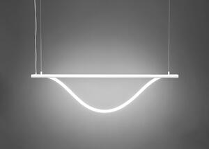 ZAHO Závěsné LED svítidlo SPRITZER 2, 34W, d. 140 cm Barva: Bílá, Stmívání, řízení: bez stmívání, Chromatičnost: 3000K