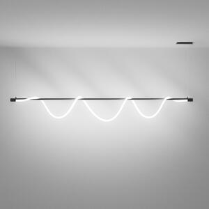 ZAHO Závěsné LED svítidlo SPRITZER LONG, 72W, d. 300 cm Barva: Bílá, Teplota světla: 3000K - teplá bílá, Stmívání, řízení: ON/OFF (bez stmívání)