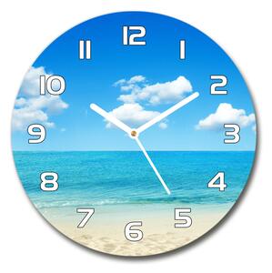 Skleněné hodiny kulaté Rajská pláž pl_zso_30_f_67235061