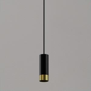ZAHO Závěsné svítidlo STRAW 2C, 1xGU10, v. 170 mm Barva: Bílá-černá